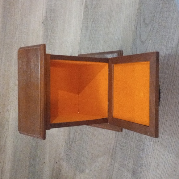 Vintage Jewelry Box With Gisela Gottschlich Tile Top, large Jewellery Box - Picture 2 of 6